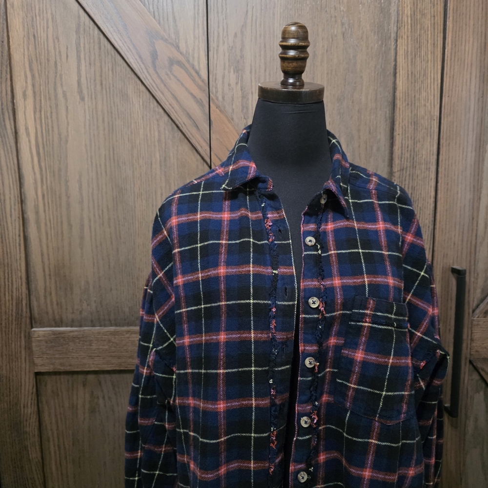 NWT We The Free Happy Hour Plaid Shirt - Picture 2 of 5